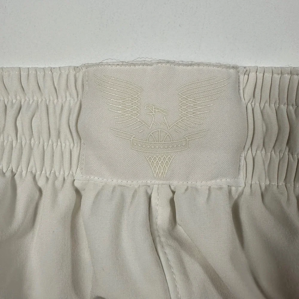 Nike Basketball Shorts Mens XL Dri-FIT Perforated Eagle Star White Performance